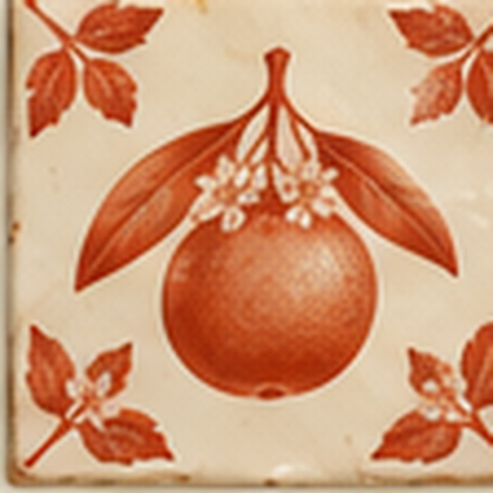 Azulejo Laranja da coleção TERRA da OURIKA
